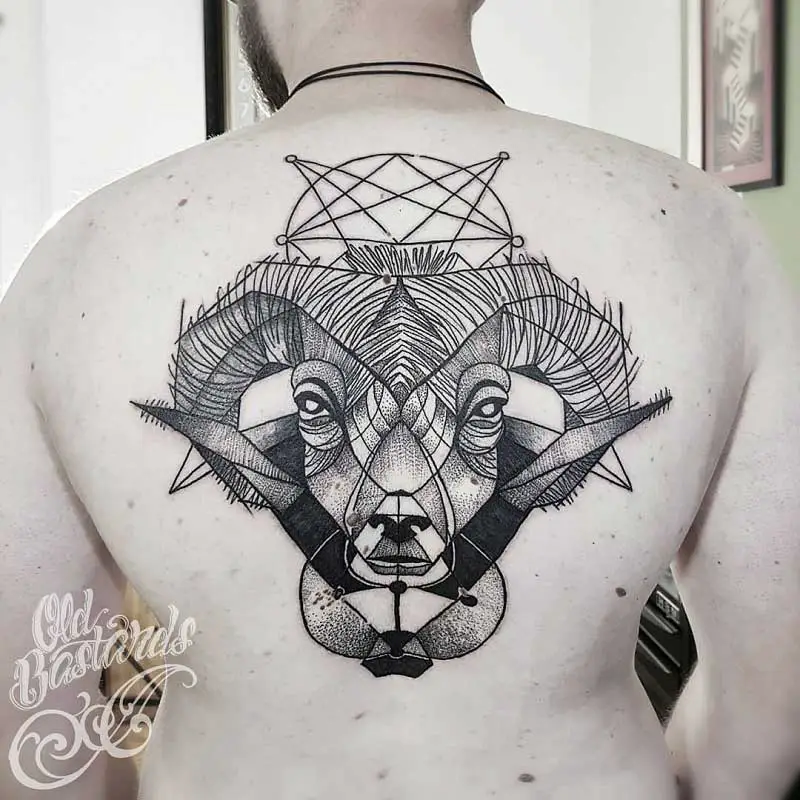 geometric-ram-tattoo-3