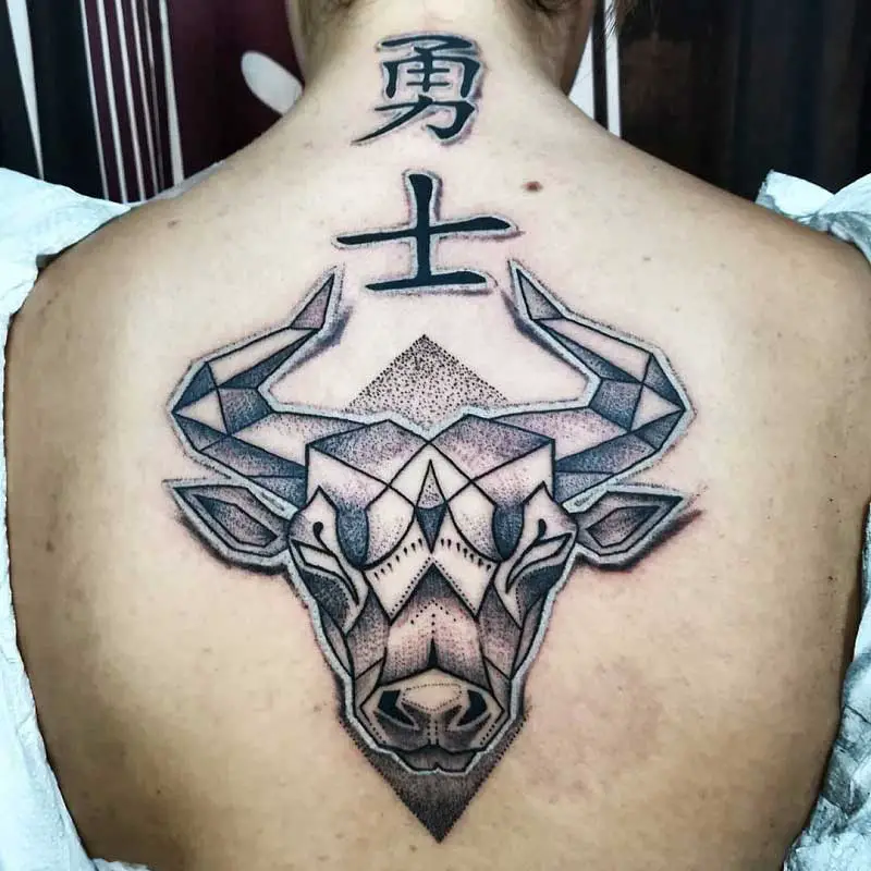 geometric-taurus-tattoo-1