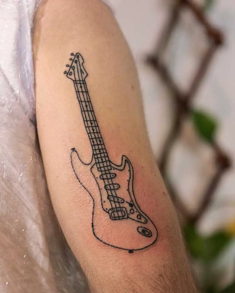 guitar-outline-tattoo-1