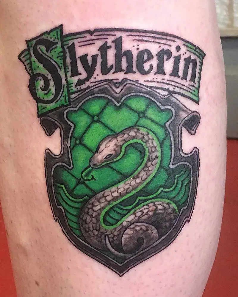 UPDATED] 40 Sinister Slytherin Tattoos