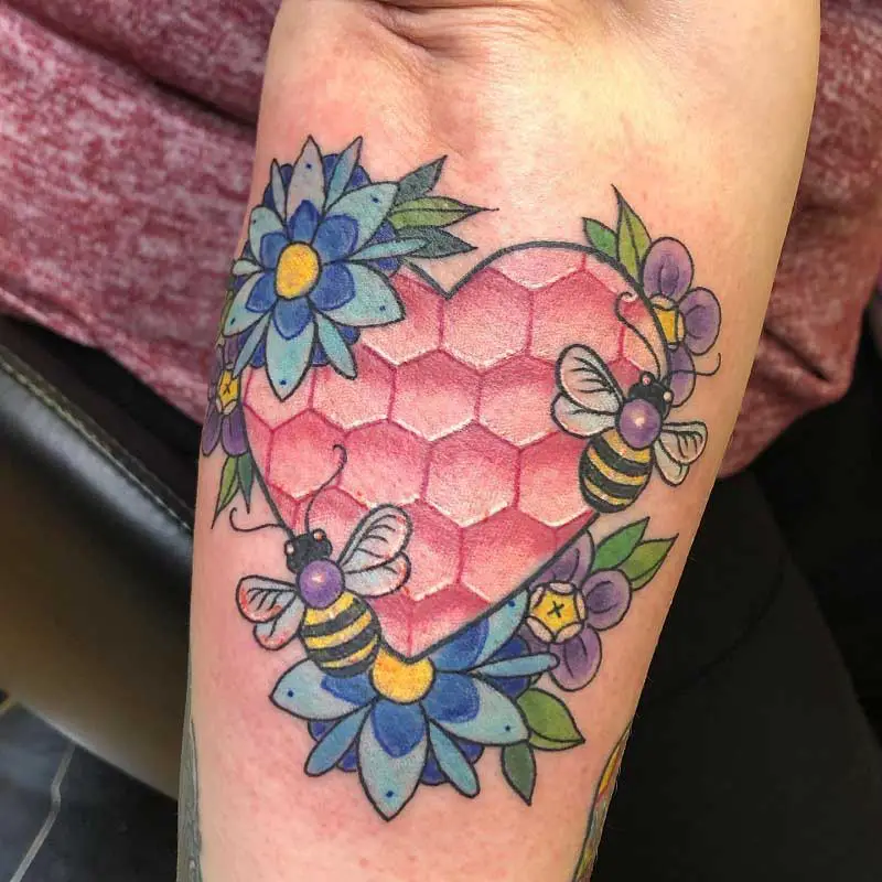 honey-bee-heart-tattoo-3