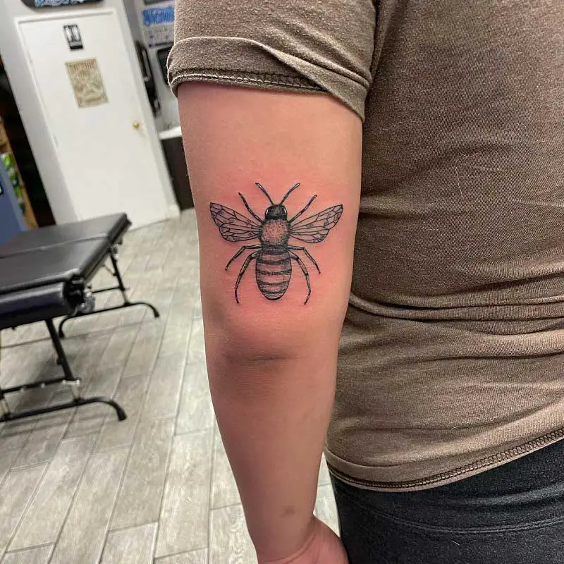 80 Best Bee Tattoo Designs Youll Fall in Love with  Saved Tattoo