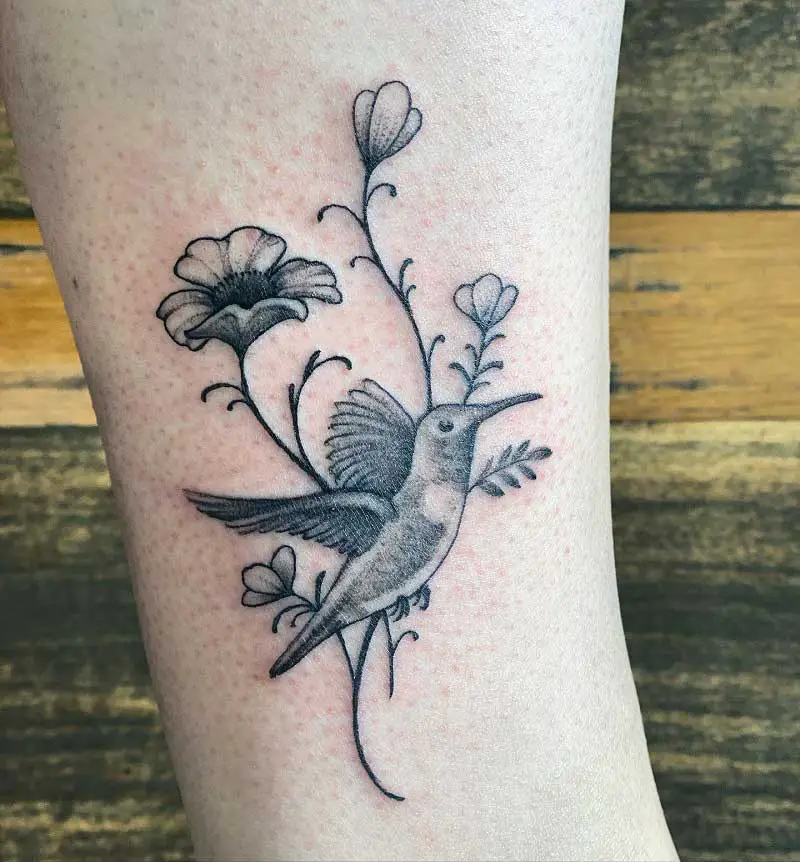 humming-bird-vine-tattoos-2