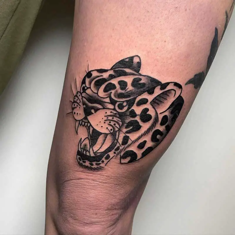 30 Lovely Leopard and Jaguar Tattoos For Men  Women in 2023