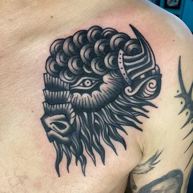 japanese-buffalo-tattoo--1