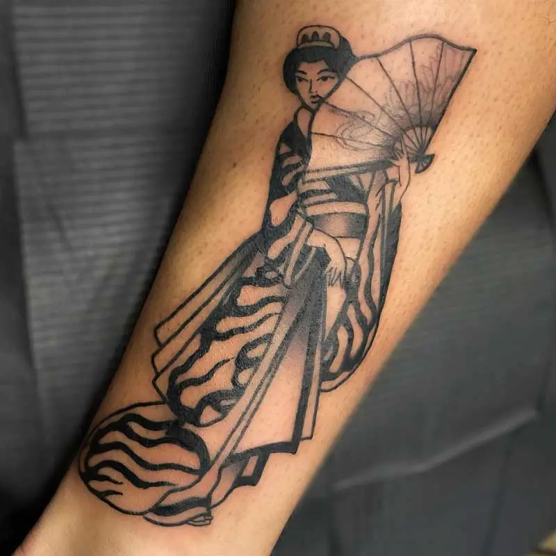 11+ Geisha Tattoo Sketch Ideas You'll Have To See To Believe! - alexie