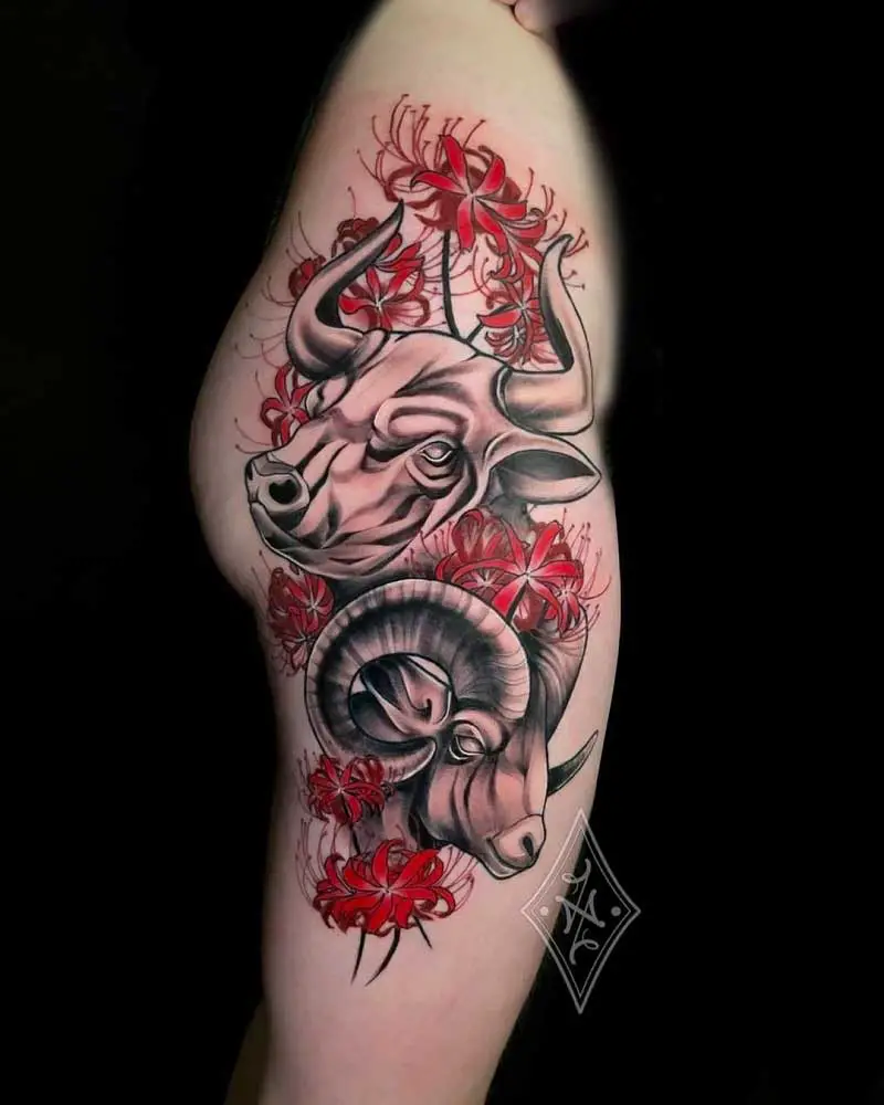 japanese-taurus-tattoo--2