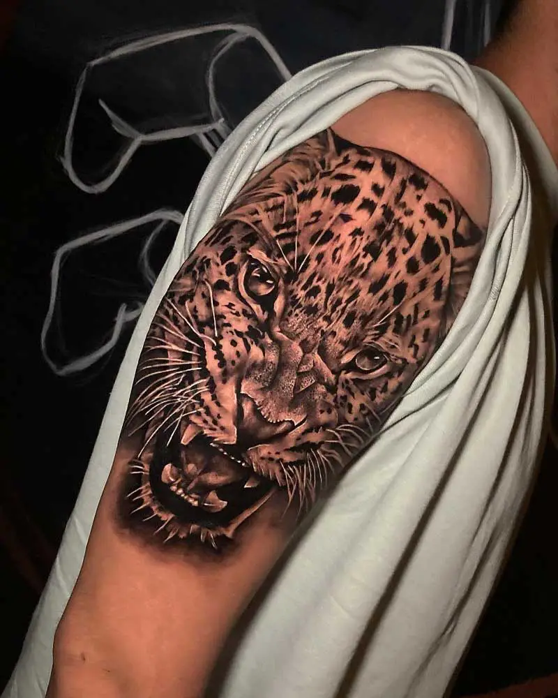 30 Lovely Leopard and Jaguar Tattoos For Men  Women in 2023