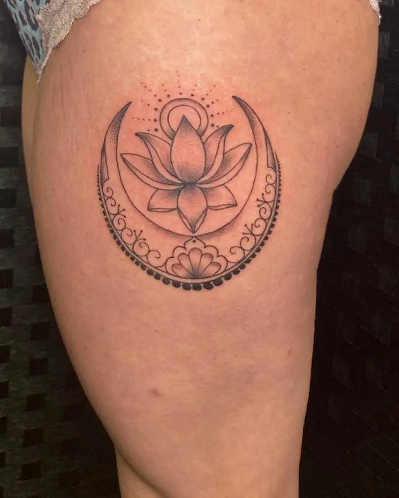 moon-lotus-tattoo-1