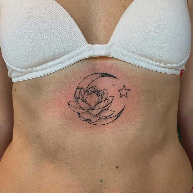 moon-lotus-tattoo-2