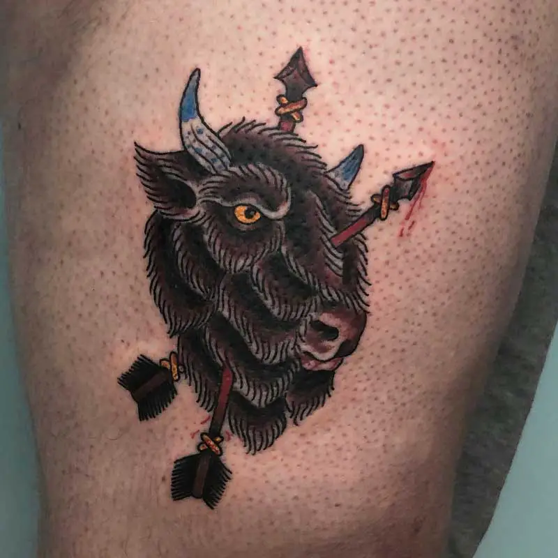 old-school-buffalo-tattoo--5