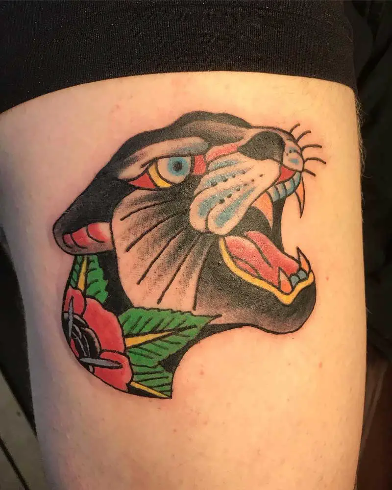 old-school-panther-tattoo-1