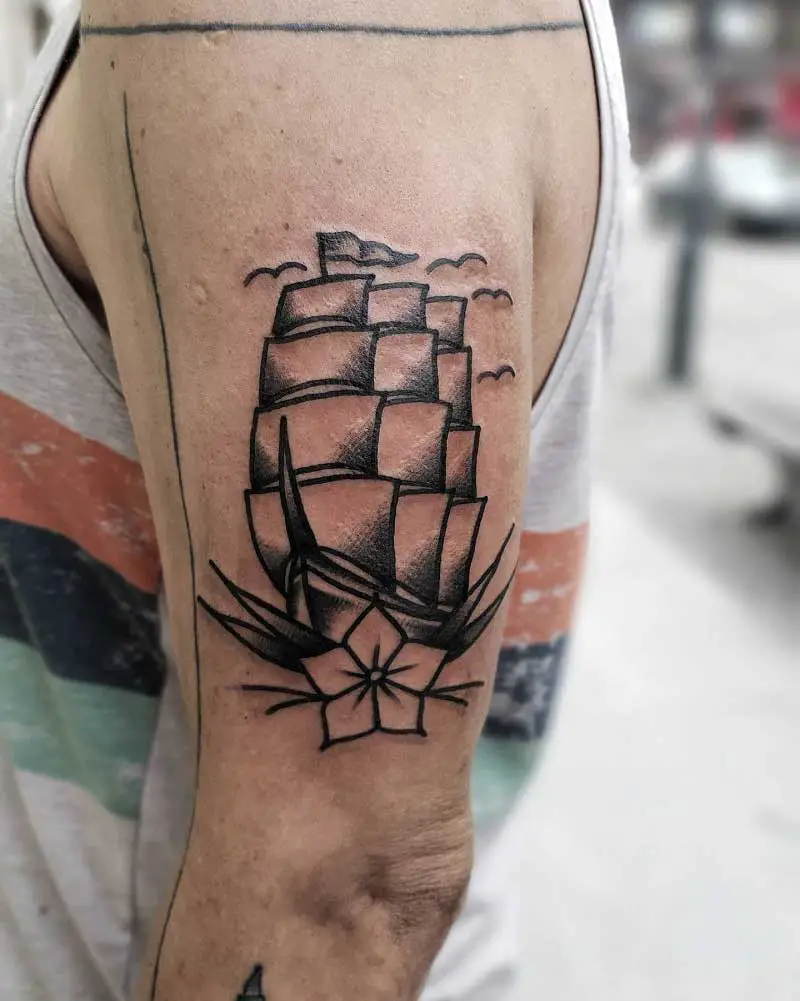old-school-ship-tattoo-1