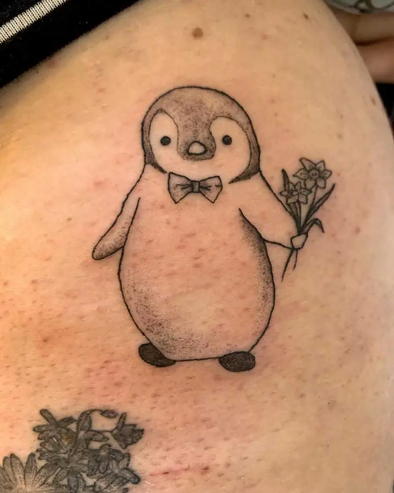 The first of many penguin tattoos   rpenguin