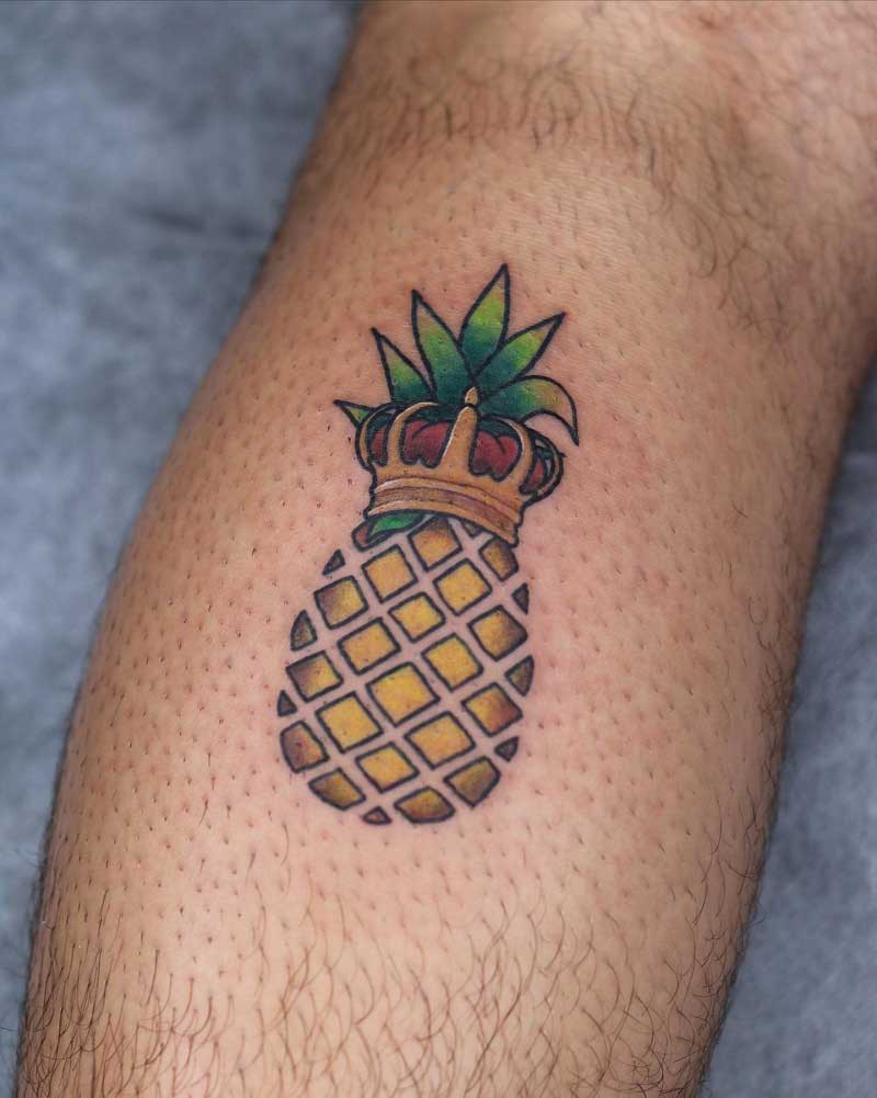 pineapple-crown-tattoo-2