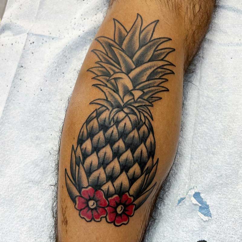 pineapple-flower-tattoo-3