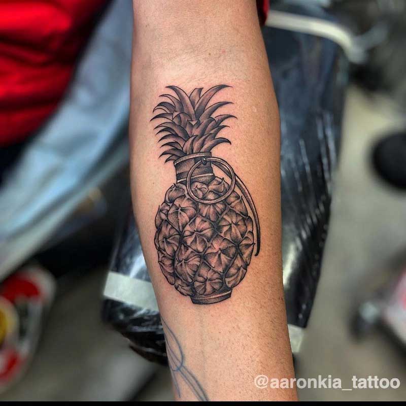 pineapple-grenade-tattoo-1