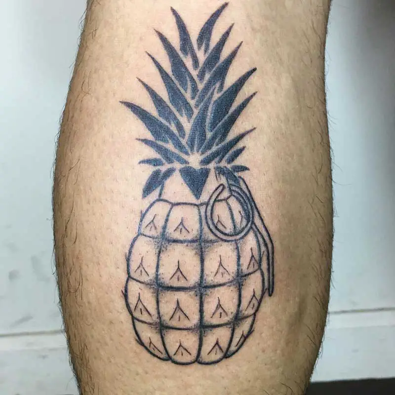 Pineapple Grenade Jon at Urge2 Edmonton AB  rtattoos