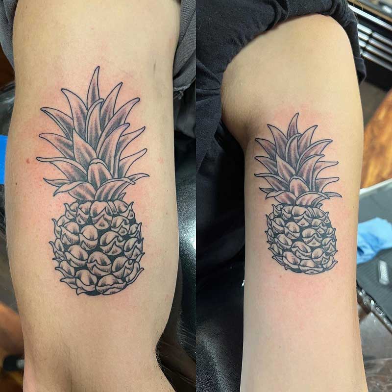 pineapple-sleeve-tattoo-1