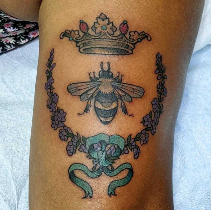 queen-bee-crown-tattoo-5