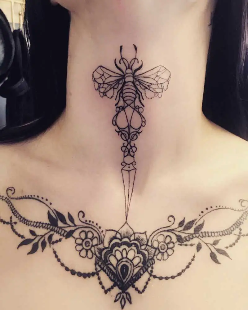 queen-bee-neck-tattoo--5