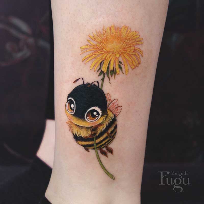 queen-bumble-bee-tattoo--2