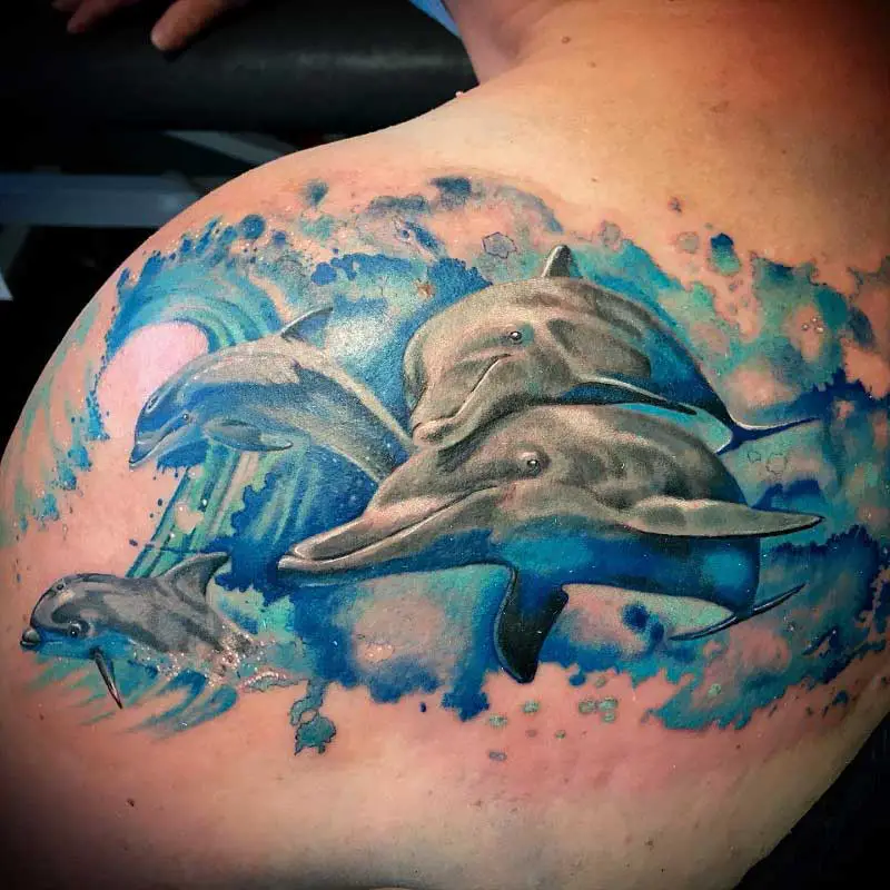 40 Lovely Dolphin Tattoos and Meanings  Art and Design