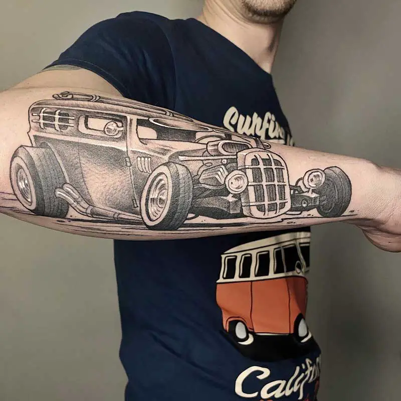 50 Car Tattoos  Designs Ideas  Inspiration  Tattoo Me Now