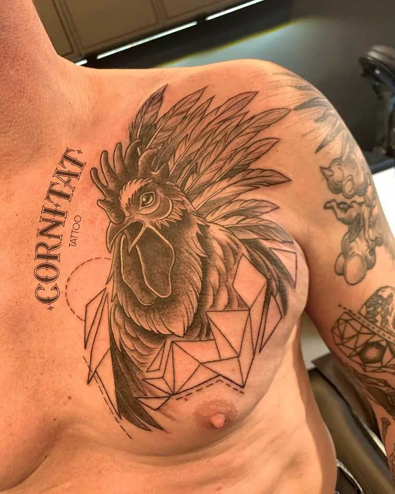 rooster tattoos