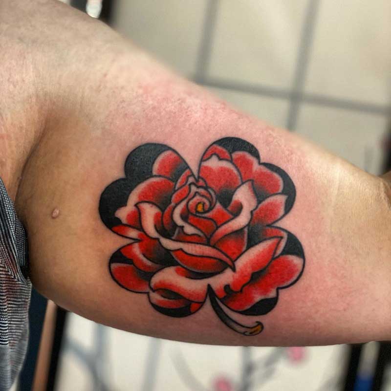 rose-shamrock-tattoo-2