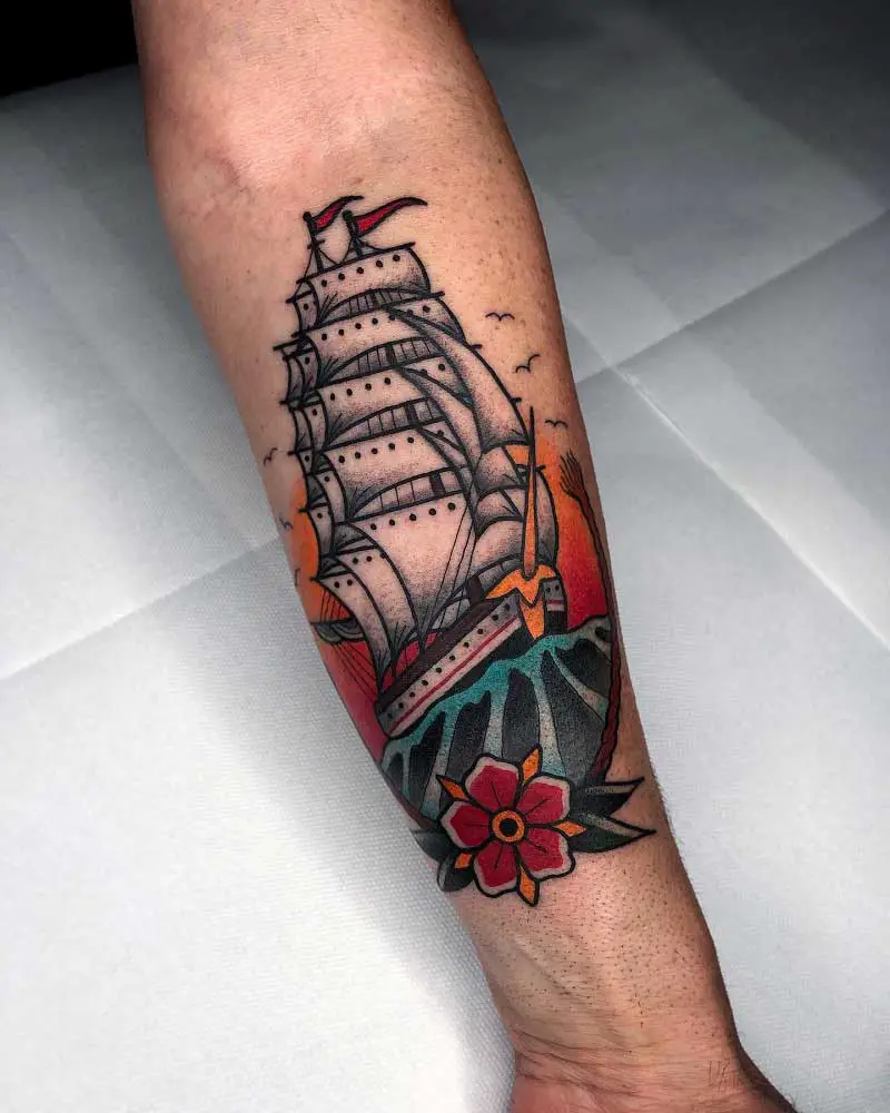 Incredible Ship Tattoo Ideas And What They Mean  Tattoo Stylist