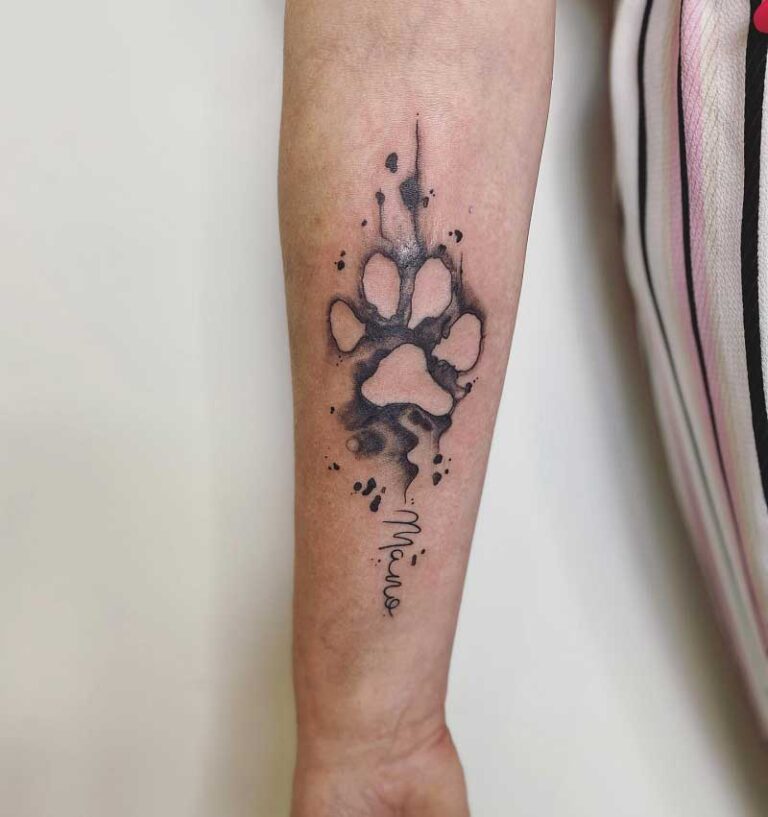 82 Best Dog Paw Tattoo Ideas for Men and Women Tattoos Design Idea