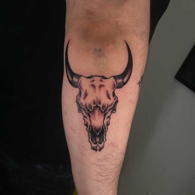 86 Striking Bull Skull Tattoo Designs for Men and Women – Tattoos ...