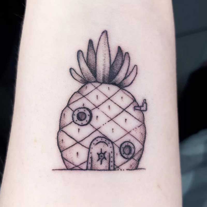 spongebob-pineapple-tattoo-1
