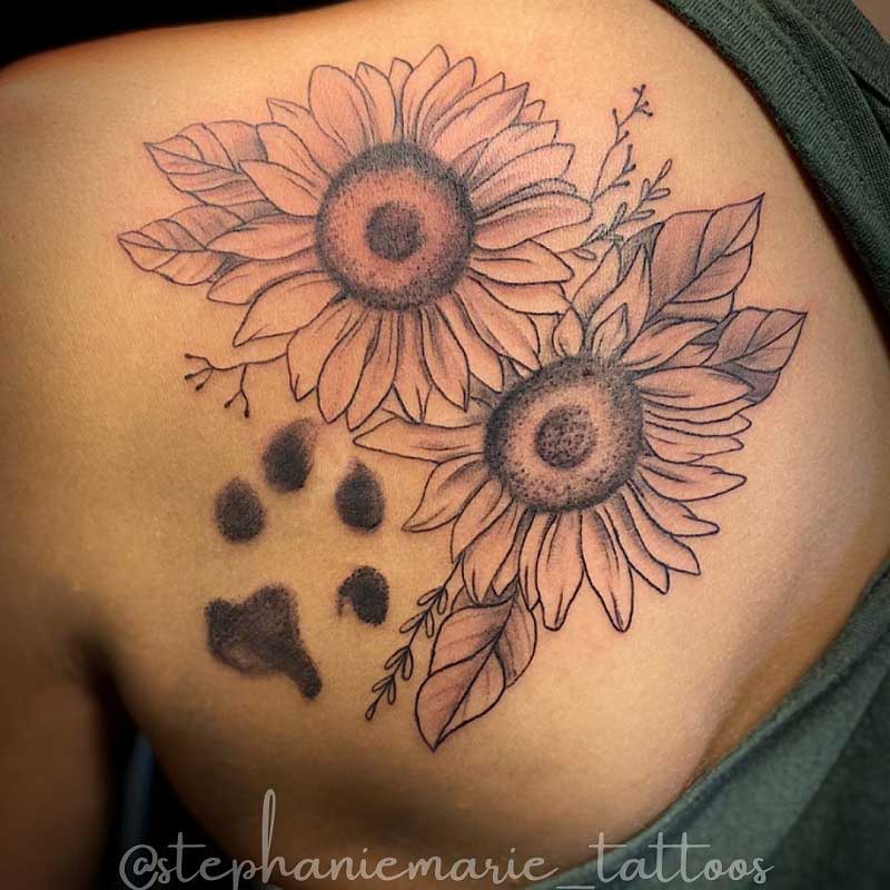 sunflower-dog-paw-tattoo--3