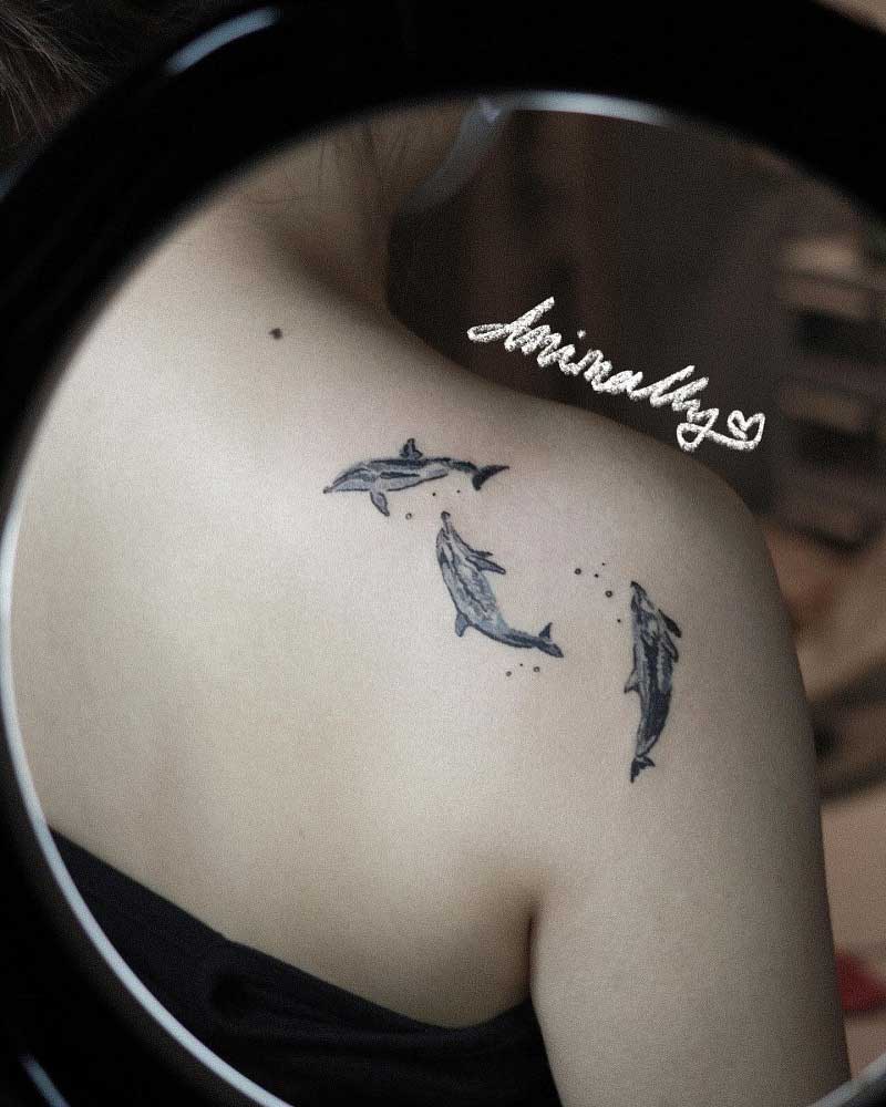 three-dolphin-tattoo-1
