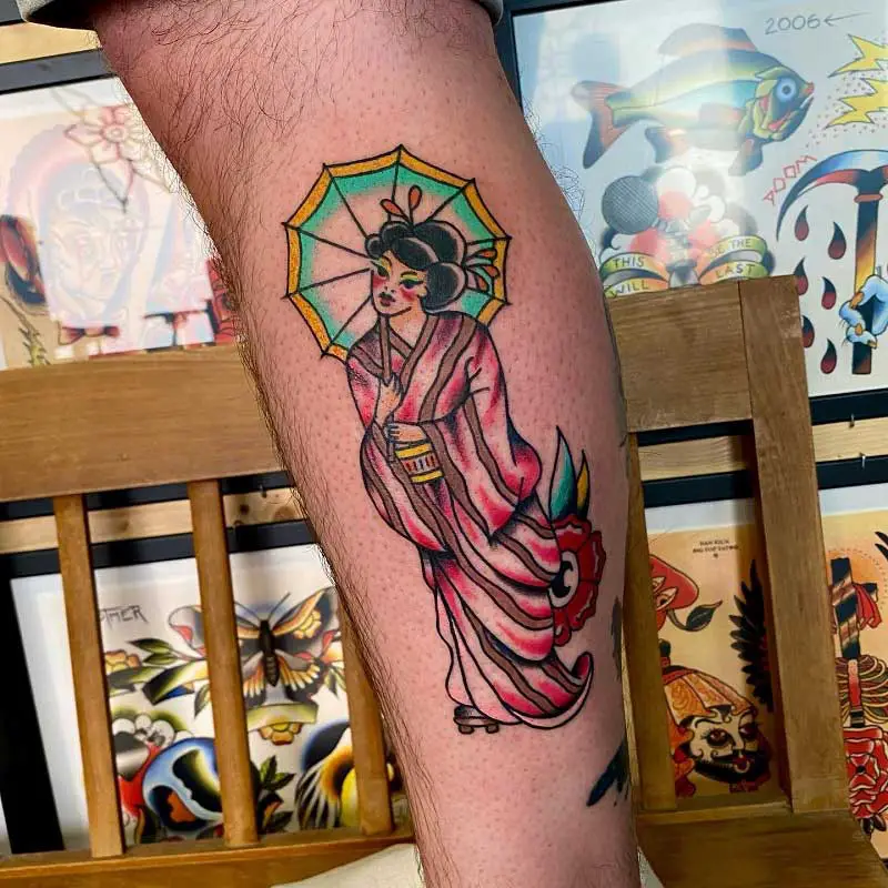 96 Exotic Geisha Tattoos Design and Ideas for Mena and Women 