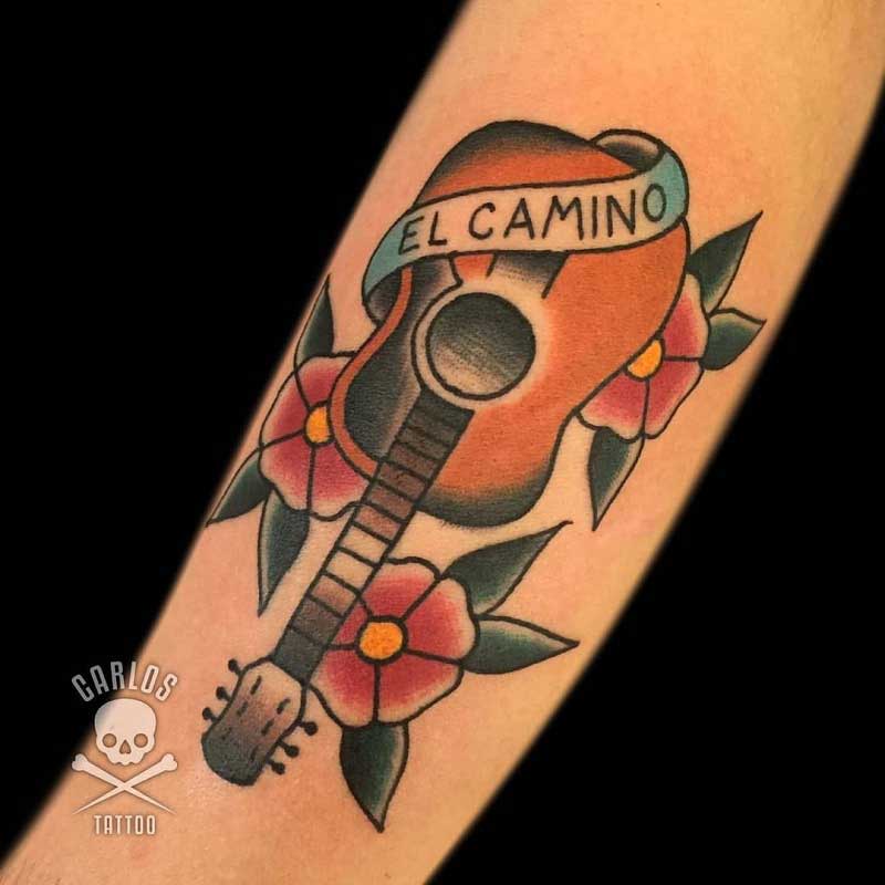 traditional-guitar-tattoo-2