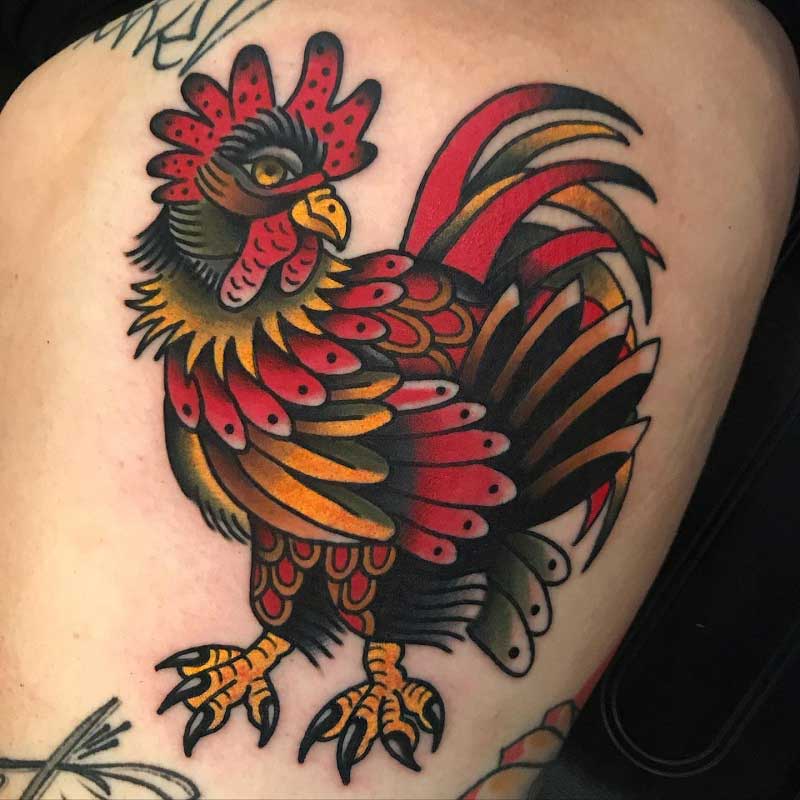traditional-rooster-tattoo-1
