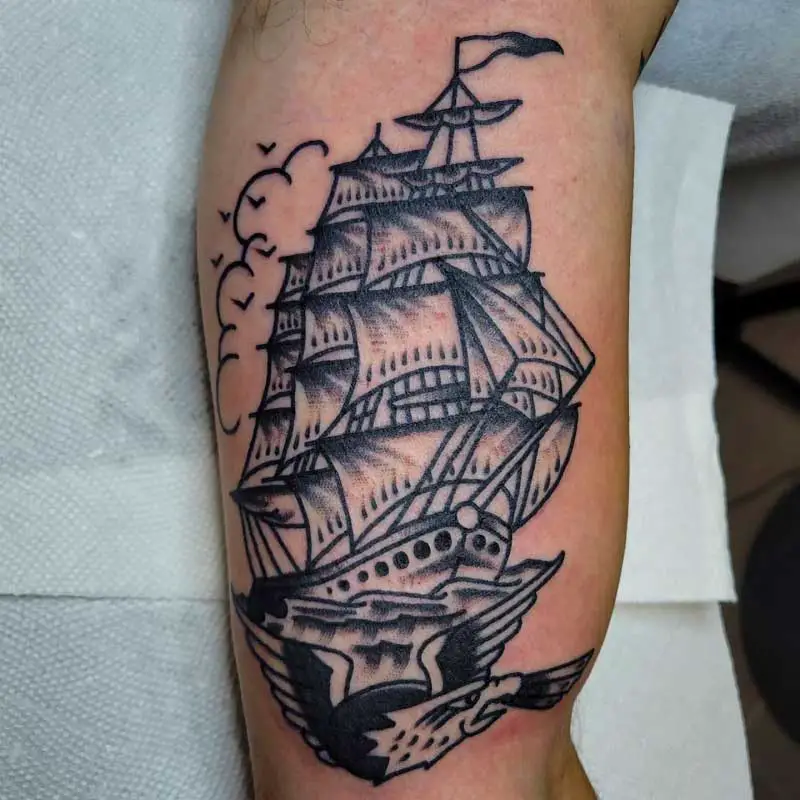 100 Boat Tattoo Designs  Art and Design