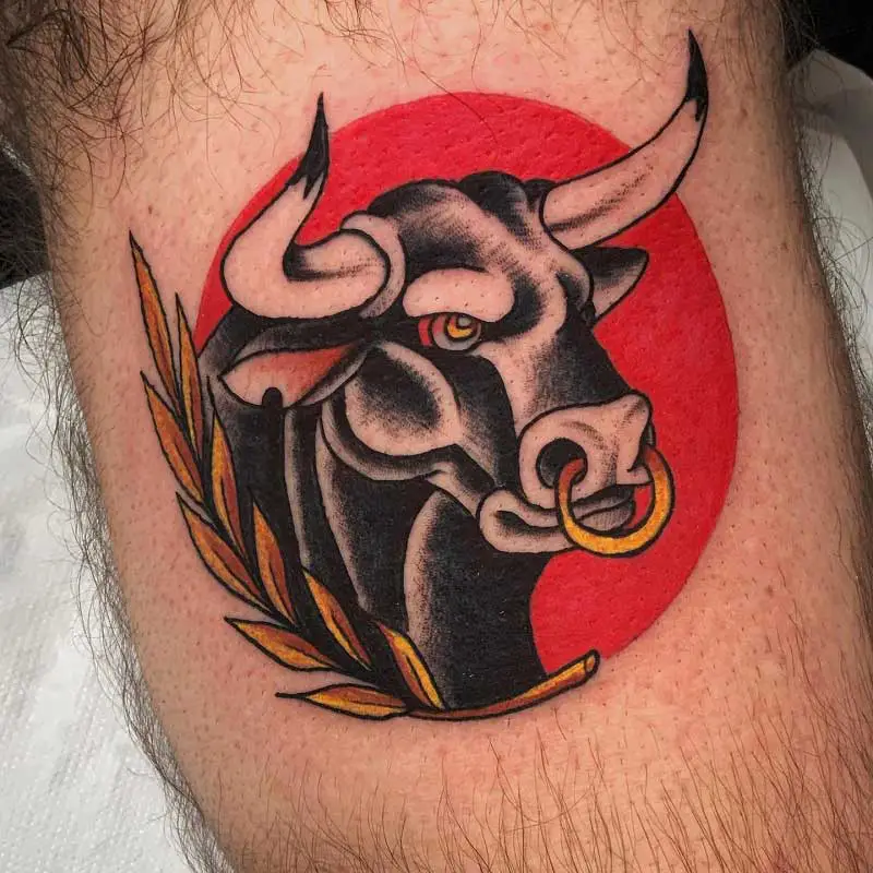 traditional-taurus-tattoo--3