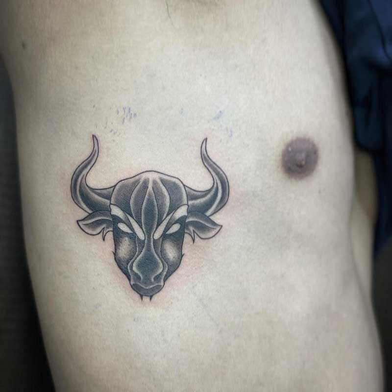 tribal-buffalo-tattoo--4