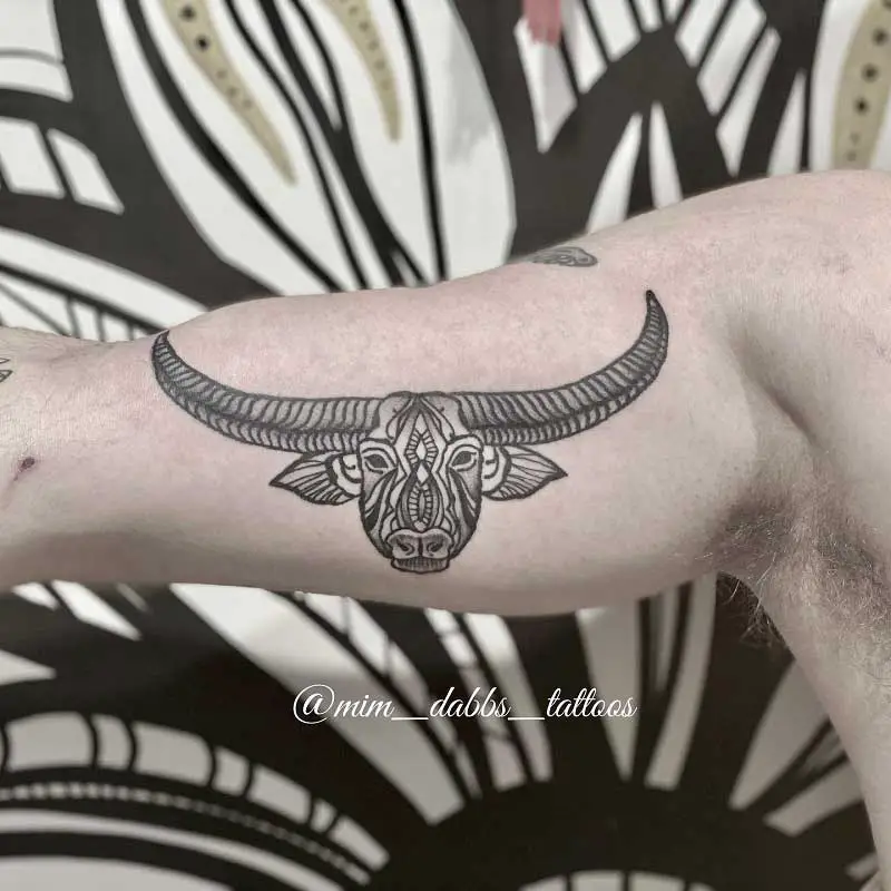 tribal-buffalo-tattoo--5