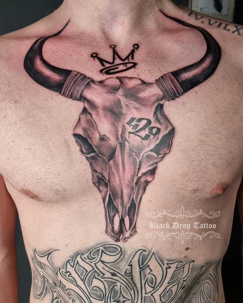 tribal-bull-skull-tattoo-1