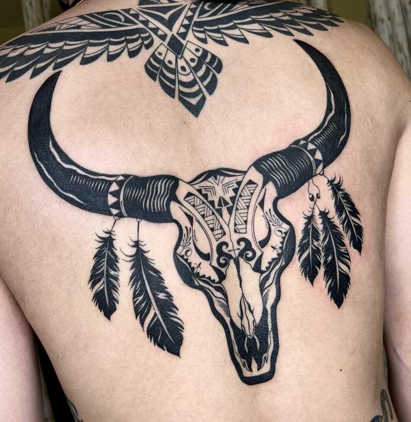 tribal-bull-skull-tattoo-2