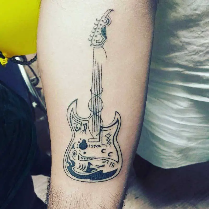 tribal-guitar-tattoo-1