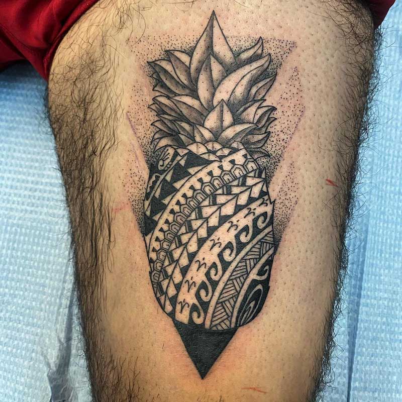 tribal-pineapple-tattoo-1