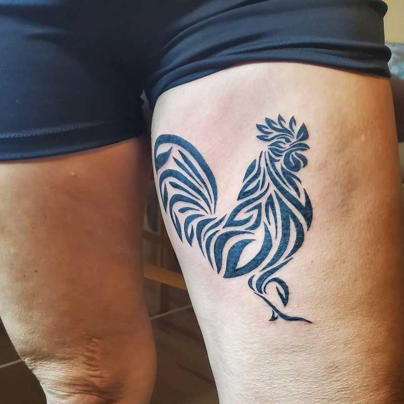 tribal-rooster-tattoo-1