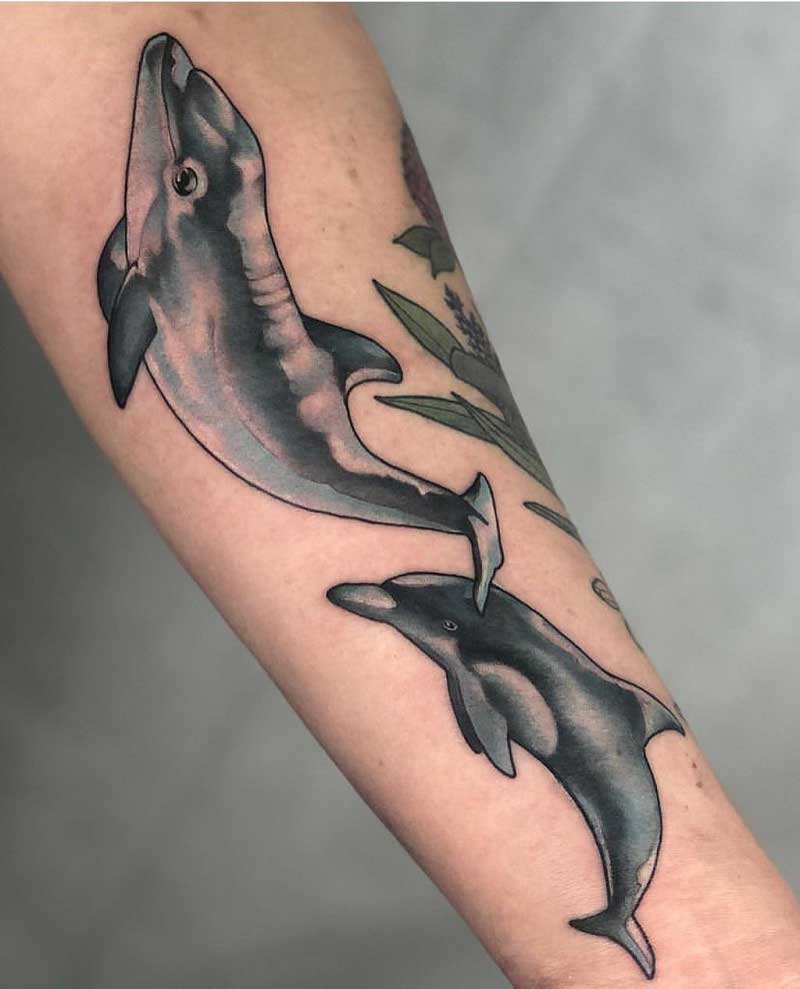 two-dolphins-tattoo-2