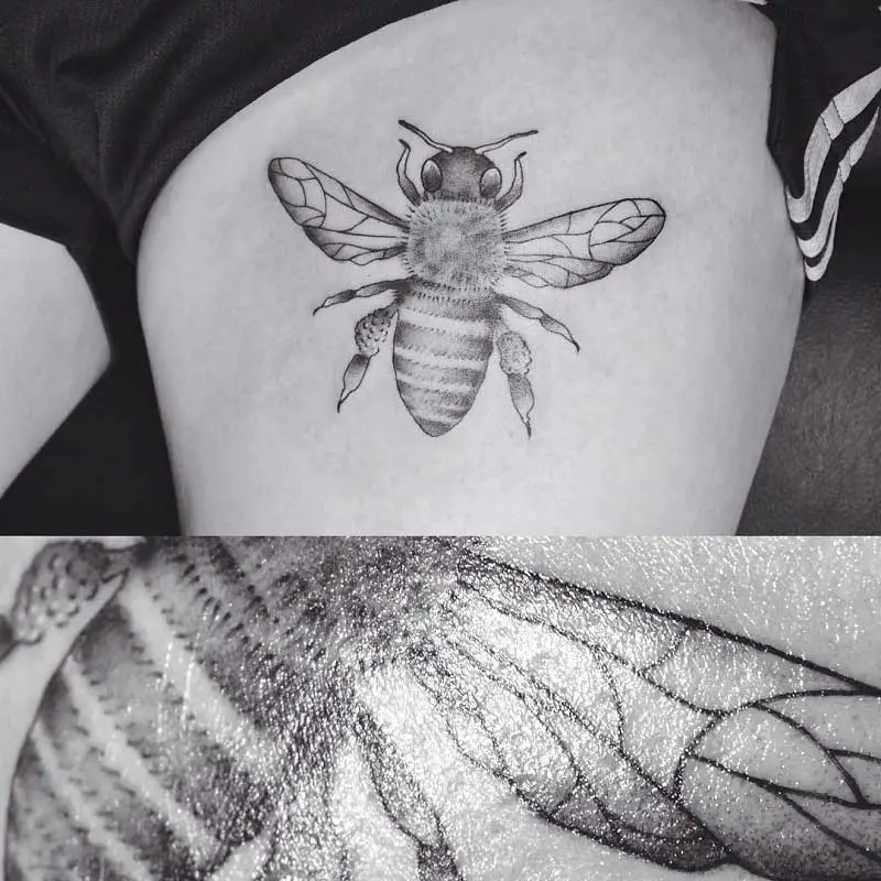 vintage-bumble-bee-tattoo-1